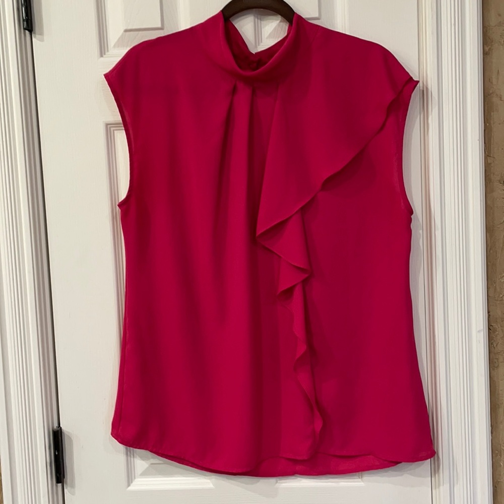 New York & Co. blouse- pink- size L